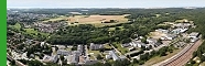 Panoramique aérien depuis le stade